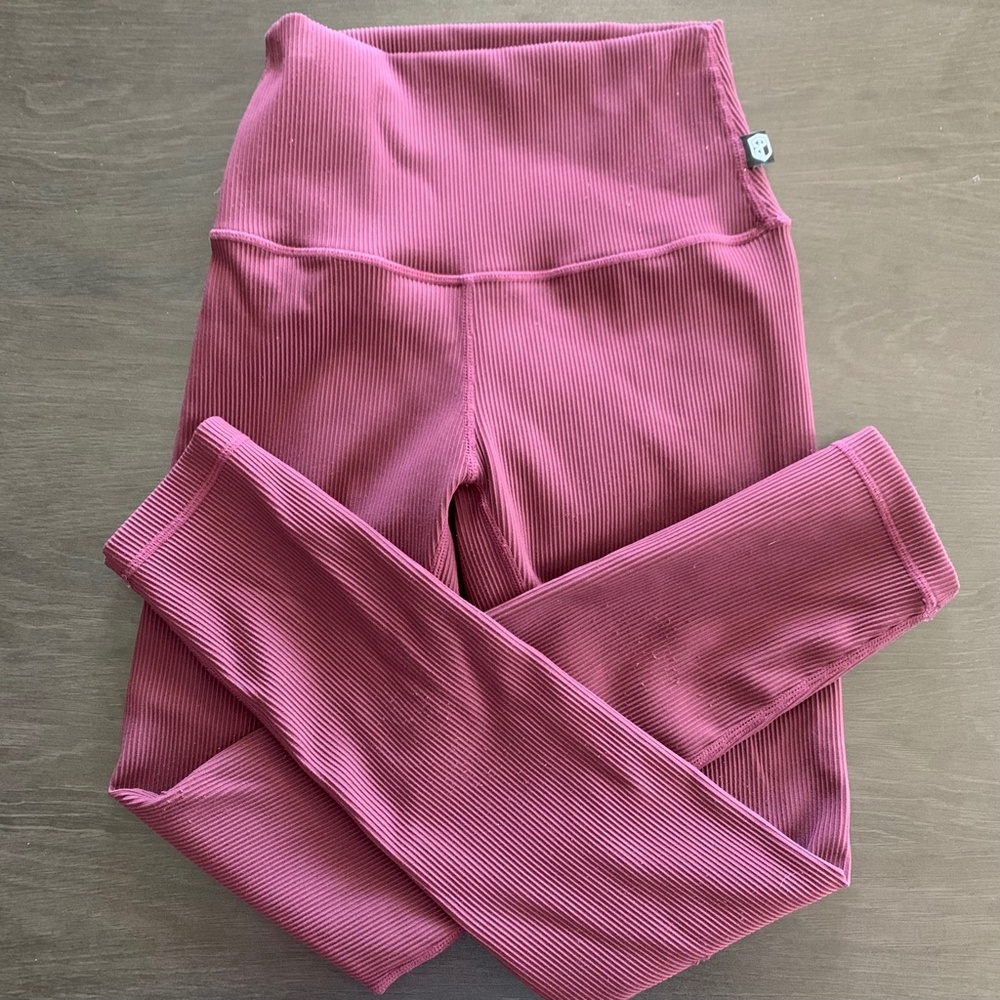 Born Primitive Ribbed Black Cherry Limitless Legg… - image 3